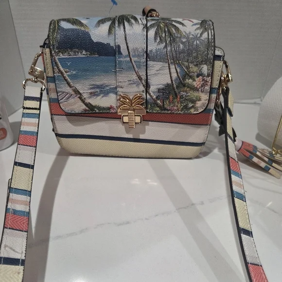 PARFOIS COCONUT CROSS BAG WOMEN'S DESERTCART GIBRALTOR NWOT. - Picture 12 of 16